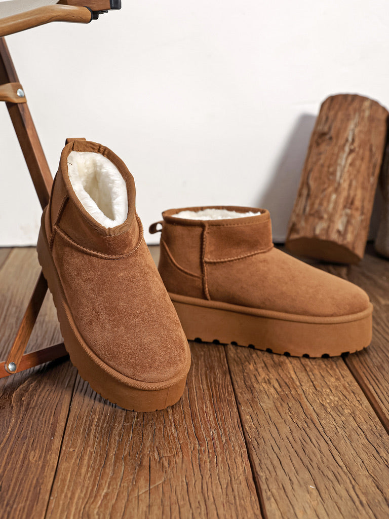 Botte Classic Ultra mini plateforme - CAMEL