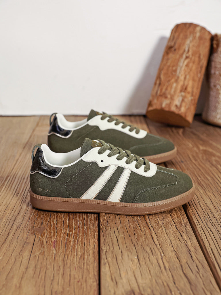 Baskets Lucas olive
