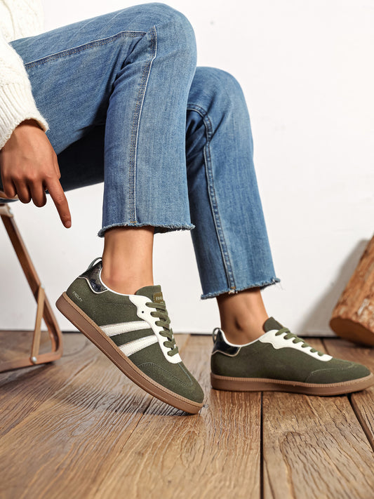 Baskets Lucas olive