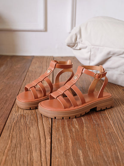 Sandales Gladiateur - CAMEL