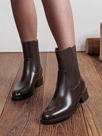Bottines Eline - MARRON