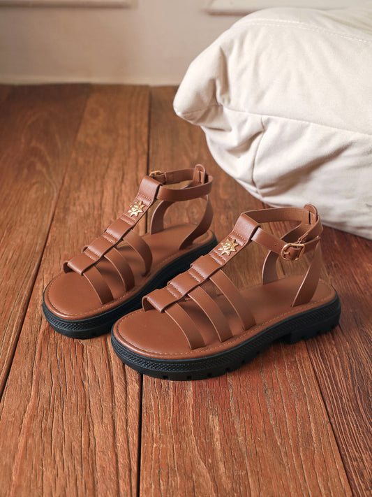 Sandales Gladiateur - MARRON