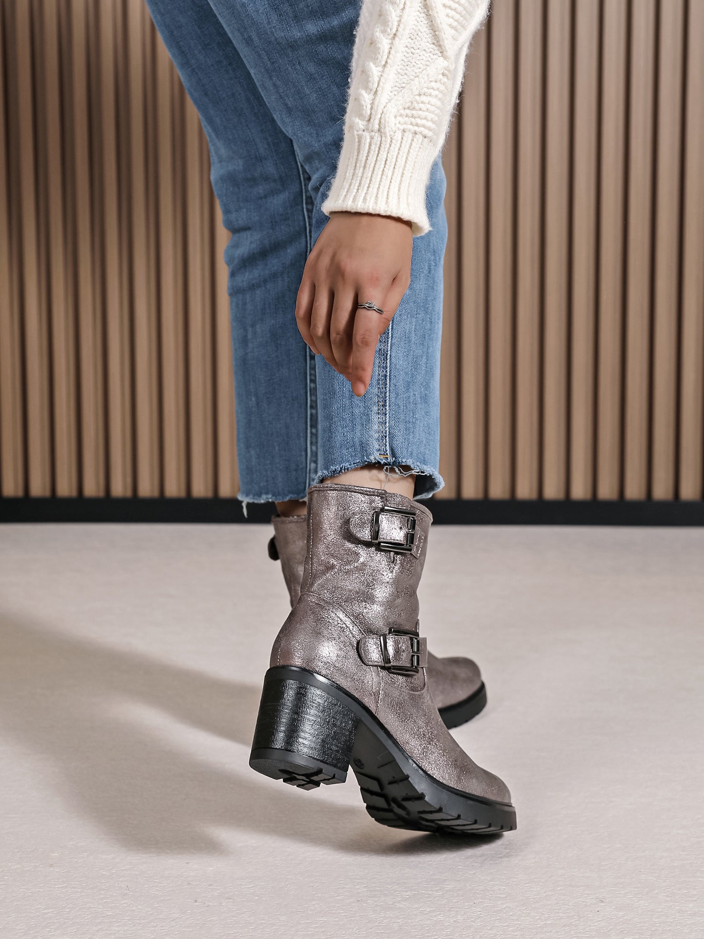 Bottines biker Linesay