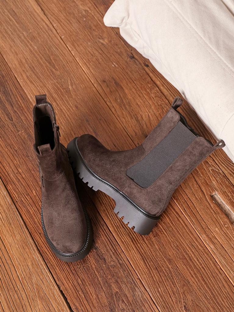 Bottines Stacy - MARRON