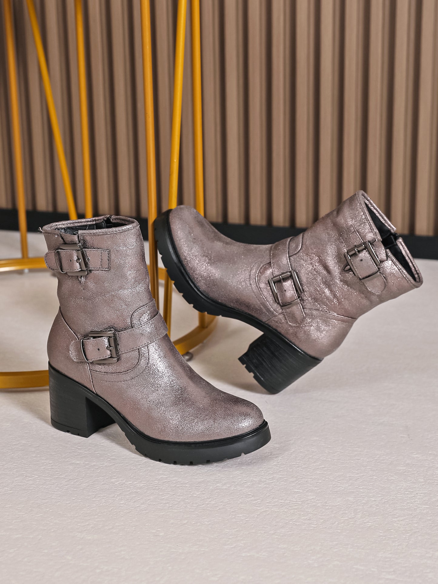 Bottines biker Linesay