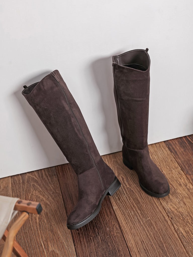 Bottes Anneau - MARRON