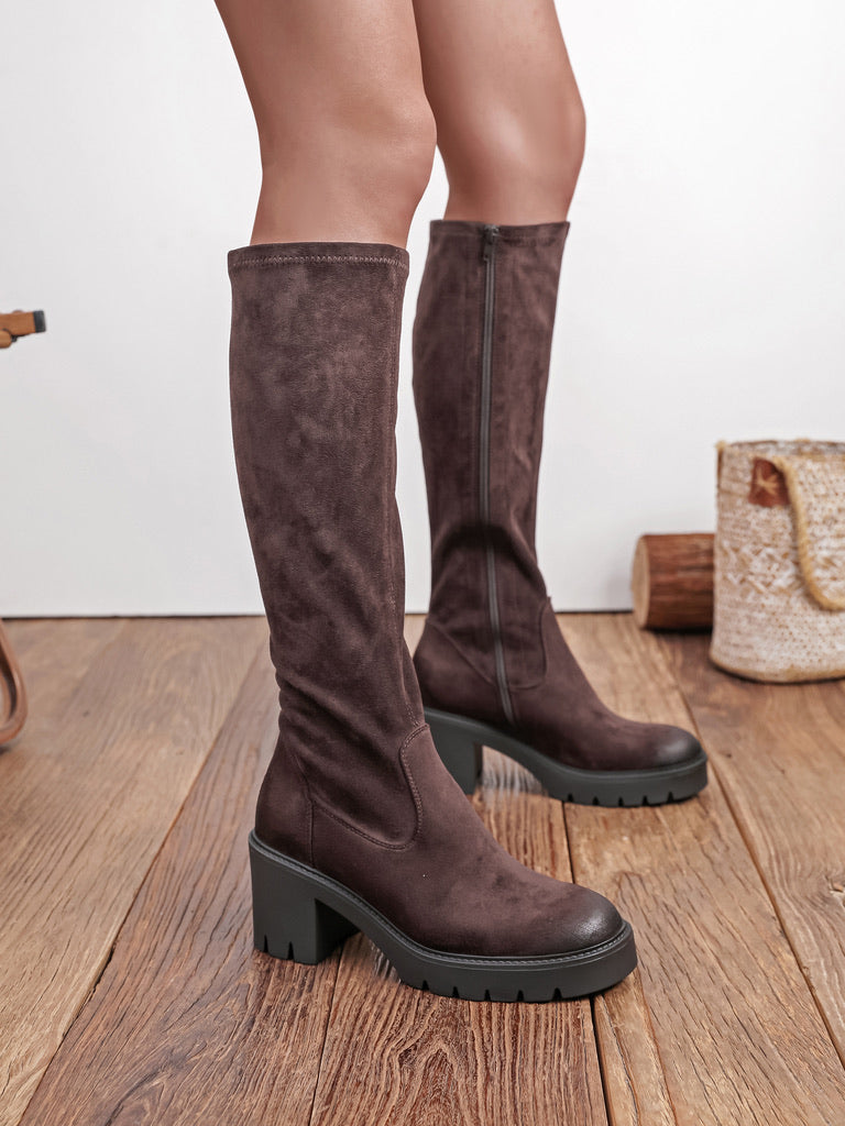 Bottes Mélinda - MARRON