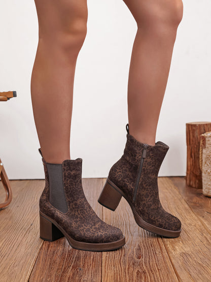 Bottines Charline - LEOPARD