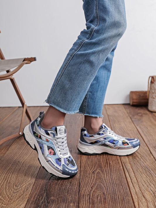 Baskets Alixane - BLUE