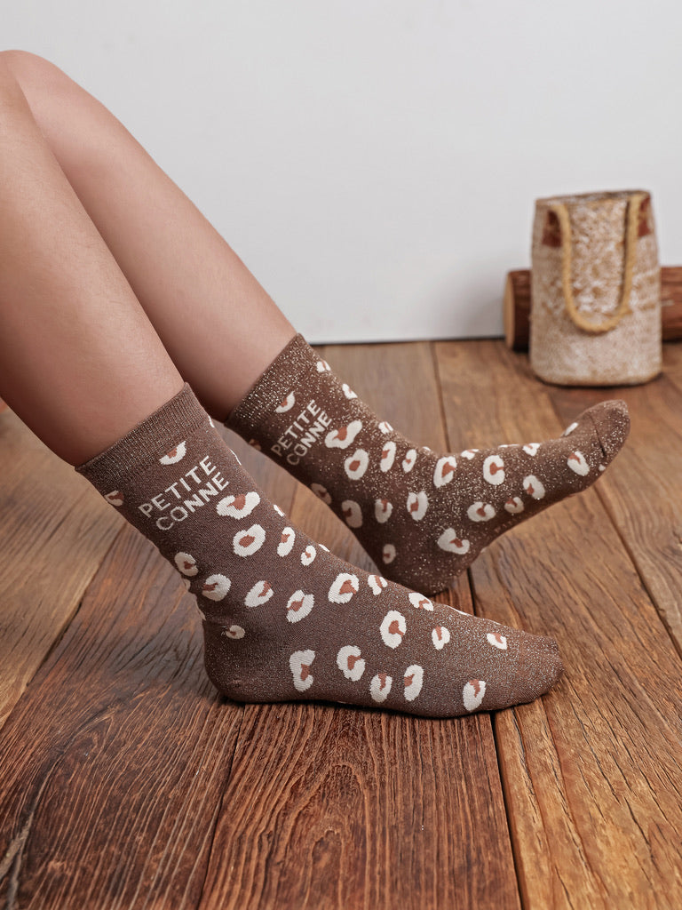 Chaussettes léopard