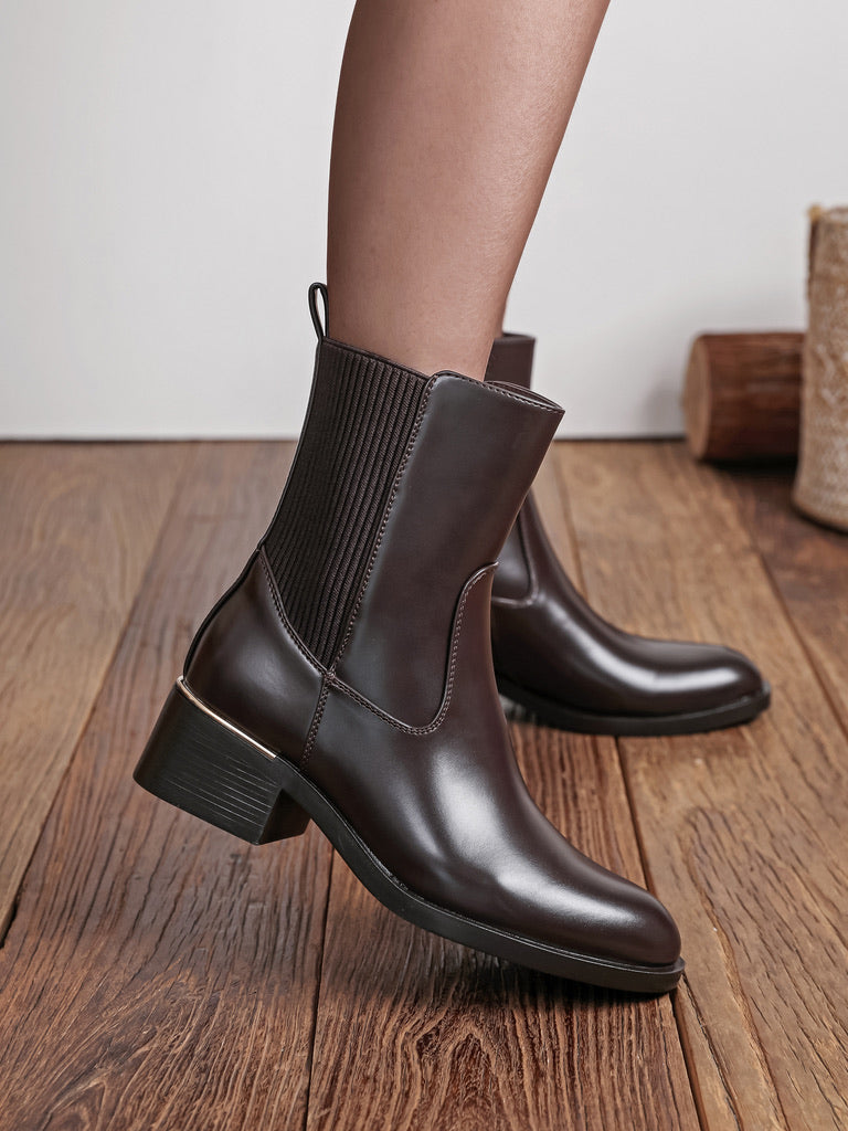 Bottines Eline - MARRON