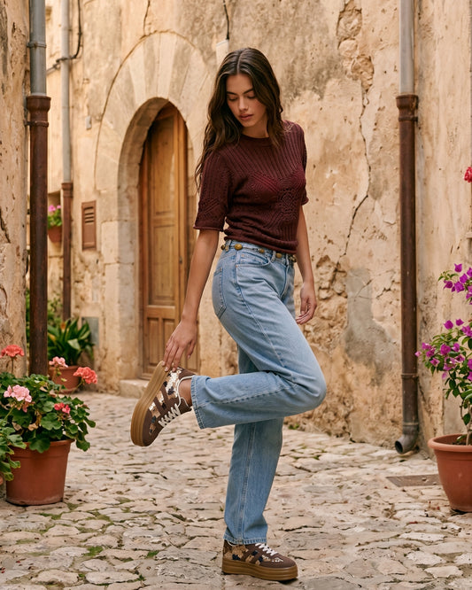 Baskets Nancya - MARRON