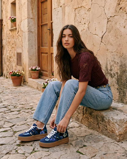 Baskets Nancya - BLUE