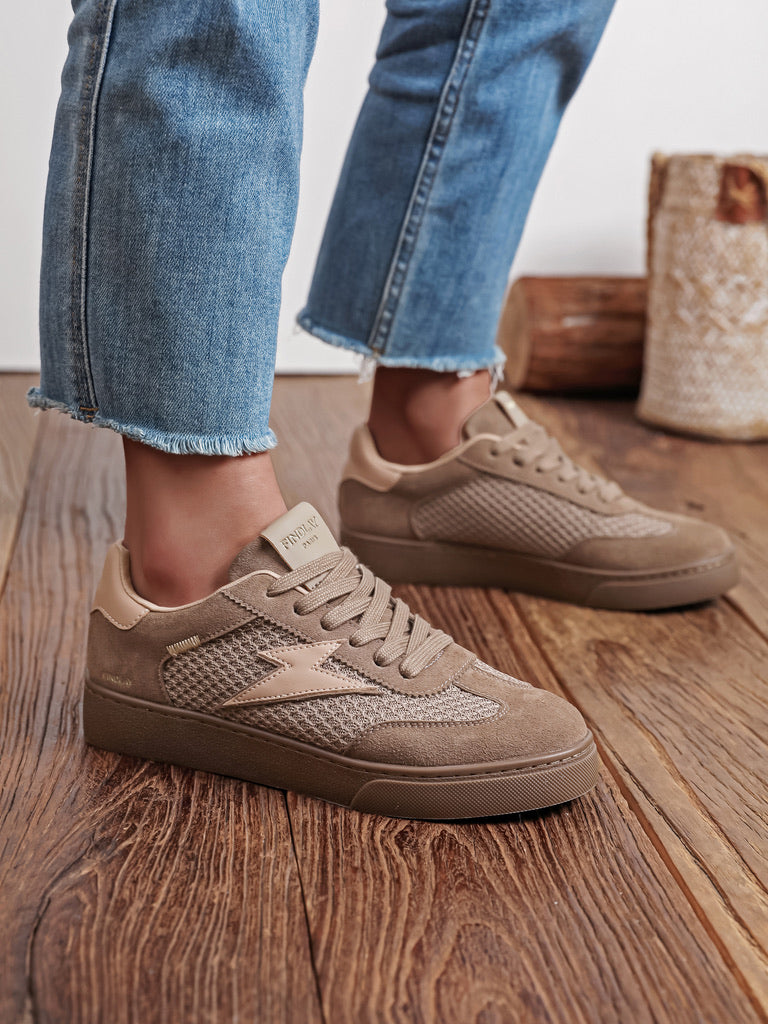 Baskets Manon - TAUPE