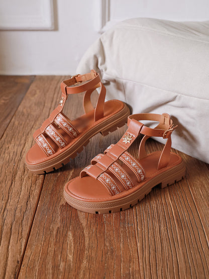 Sandales Gladiateur - BRODERIE