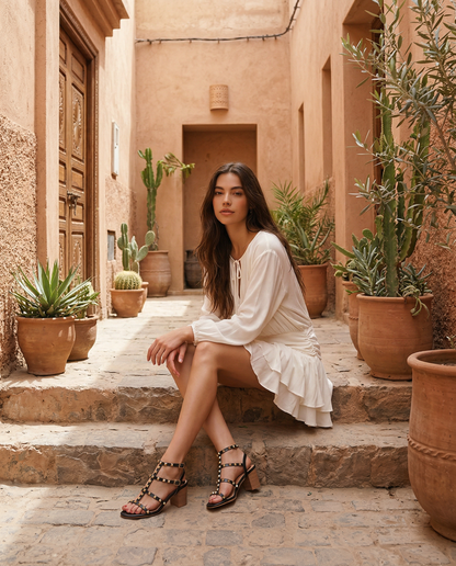 Sandales à talon Camille