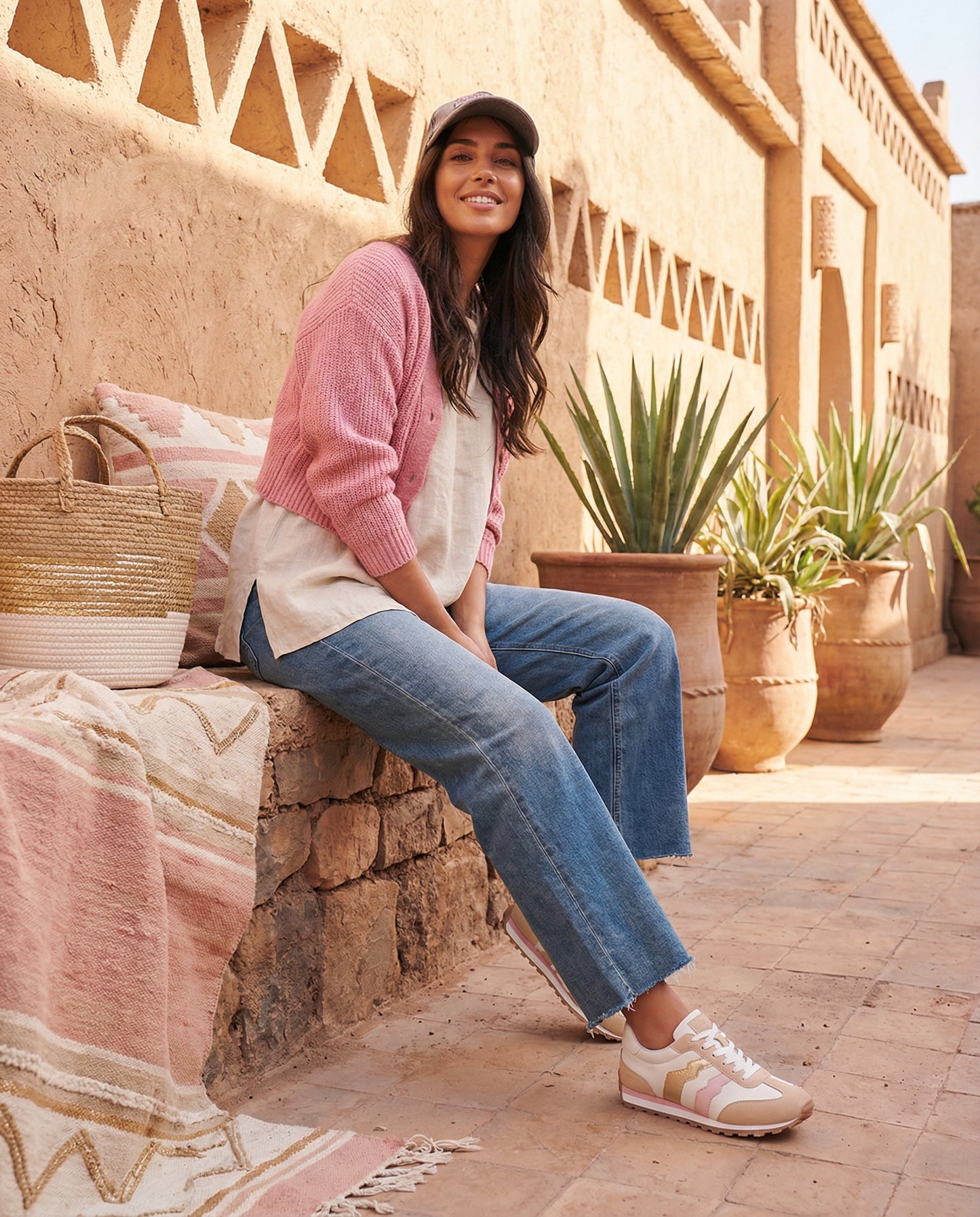 Baskets Marione - ROSE